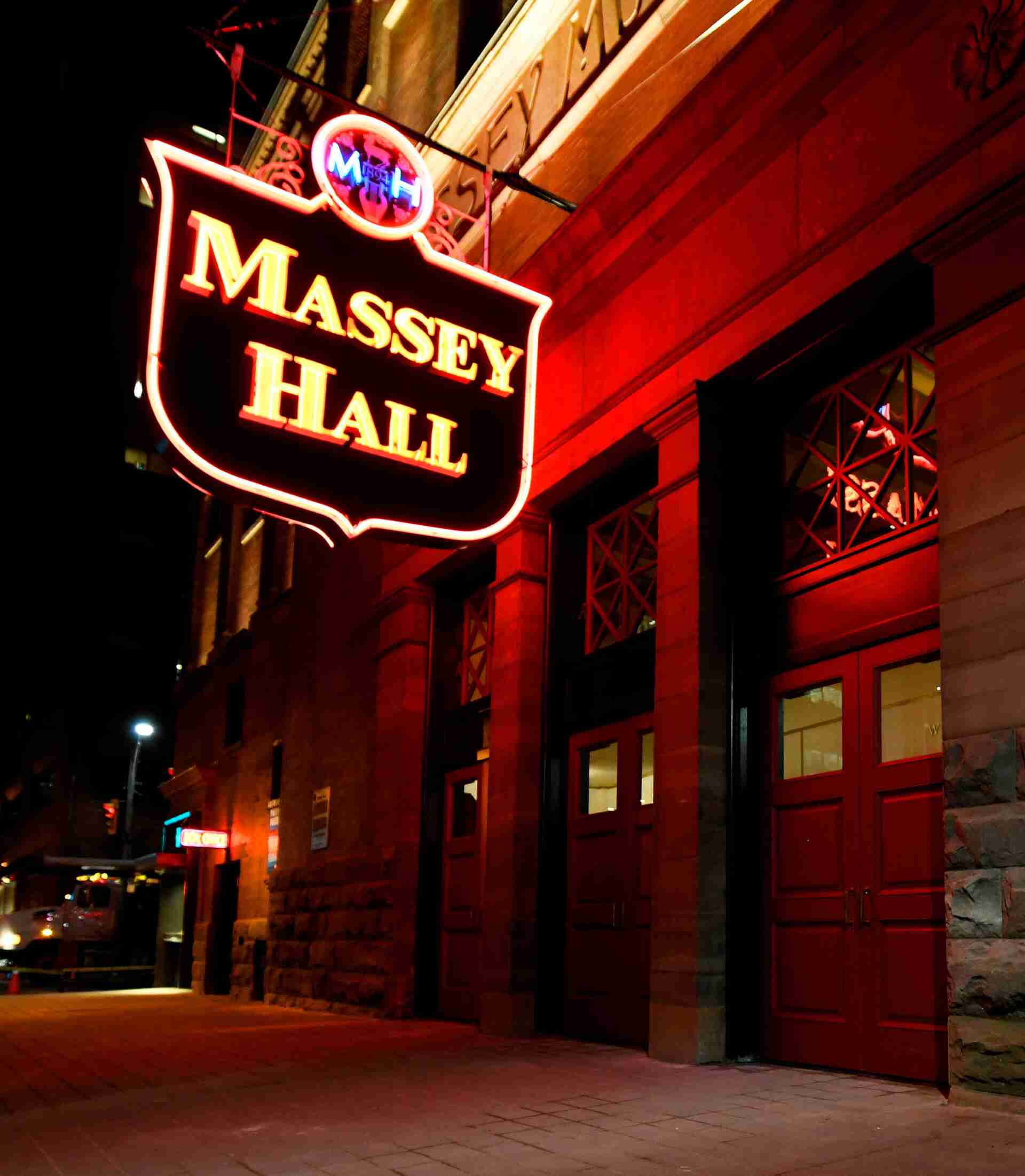 Massey Hall - massey-hall-exterior-night-singage